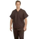 Fashion Seal 78004M, Shirt Scrub Unisex Brn Med Ea