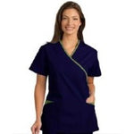 Fashion Seal 7027S, Shirt Crossover Tunic Cobalt GrnAple SM Ea