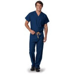 Fashion Seal 6785SMALL, Shirt Scrub Unisex Navy Blue Small Ea