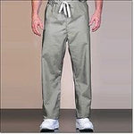 Fashion Seal 888-L, Scrub Pant Rev 50/50 Gray Large Ea