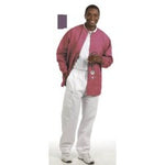 Fashion Seal 7682-M, Jacket Warm-Up Unisex 2 Pkt Plum M Ea