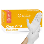 CareStock Vinyl Exam Glove, Large, Ivory
