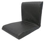 Medline Therapeutic Foam Seat and Back Cushion, CUSHION,SEAT & BACK,18X16",PRES RELIEF