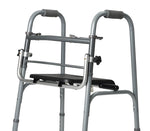 Medline Folding Walker Seat Replacement, SEAT,UNIVERSAL, FOLDS, FOR TWO BUTTON WA