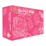 StarMed Rose Nitrile Exam Glove, Medium, Pink