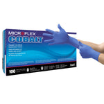 Microflex Cobalt Nitrile Exam Glove, Large, Blue