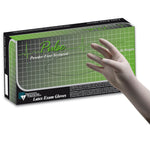 Pulse 151 Series Latex Exam Glove, Medium, White