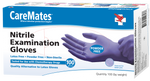 CareMates Nitrile Powder-Free Textured Examination Gloves, X-Large