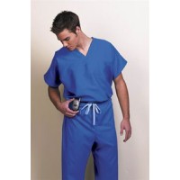 Fashion Seal 78825-S, Scrub Pant Unisex Drawstring Bluebrry S Ea