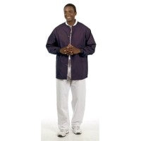 Fashion Seal 7693-L, Jacket Warm-Up Unisex 2 Pkt Eggplant L Ea