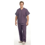 Fashion Seal 78852-M, Scrub Pant Unisex Drawstring Plum M Ea