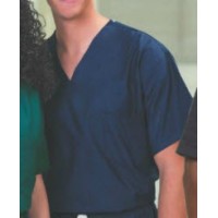 Fashion Seal 6719-XS, Scrub Shirt Unisex Navy X-Small Ea