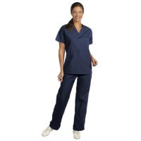 Fashion Seal 6719-S, Shirt Scrub Unisex Navy Blue Small Ea
