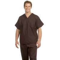 Fashion Seal 78004M, Shirt Scrub Unisex Brn Med Ea
