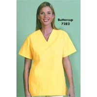 Fashion Seal 7347-XL, Tunic Scrub Ladies Ciel Blue X-Large Ea