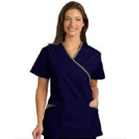 Fashion Seal 7027S, Shirt Crossover Tunic Cobalt GrnAple SM Ea
