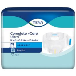TENA Complete + Care Ultra Unisex Adult Incontinence Brief