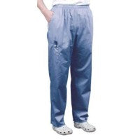 Fashion Seal 7437-M, Pants Scrub Unisex Ciel Blue Medium Ea