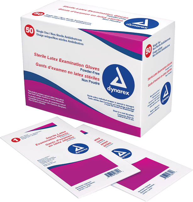 Sterile Powder-Free Latex Exam Glove Small