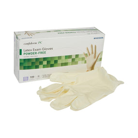 McKesson Confiderm Latex Exam Glove, Extra Large, Ivory