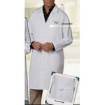 Fashion Seal 437M, Lab Coat Unisex w/Knot Button White Ea