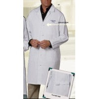 Fashion Seal 437M, Lab Coat Unisex w/Knot Button White Ea