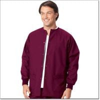 Fashion Seal 7691-2XL, Jacket Warm-Up Unisex 2 Pkt Burgundy 2XL Ea