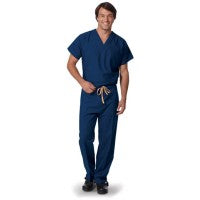 Fashion Seal 6785SMALL, Shirt Scrub Unisex Navy Blue Small Ea