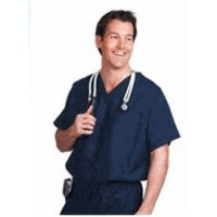 Fashion Seal 78005-S, Shirt Scrub Unisex Scrub Salmon Ea