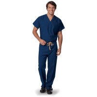 Fashion Seal 6785MEDIUM, Shirt Scrub Unisex Navy Blue Medium Ea