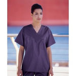 Fashion Seal 6778MEDIUM, Shirt Scrub Unisex Purple Medium Ea