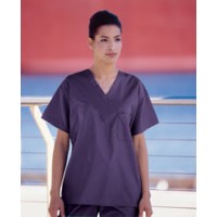 Fashion Seal 6778MEDIUM, Shirt Scrub Unisex Purple Medium Ea