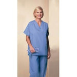 Fashion Seal 78737-M, Scrub Top Unisex 1 Pkt V-Neck Ceil M Ea