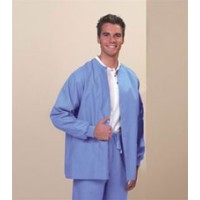 Fashion Seal 7690-S, Jacket Warm-Up Poly/Cttn Fashion Blend Unisex CBlu Sm 2Pckt Ea