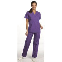 Fashion Seal 6778EXSMALL, Shirt Scrub Unisex Purple X-Small Ea