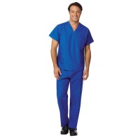 Fashion Seal 7886-2XL, Shirt Unisex V-Neck Blueberry 2XL Ea