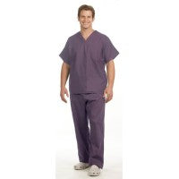 Fashion Seal 78852-2XL, Scrub Pant Unisex Drawstring Plum 2XL Ea