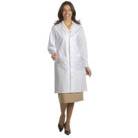 Fashion Seal 423-48, Lab Coat Knee Length Men'S Wht Size 48 Ea
