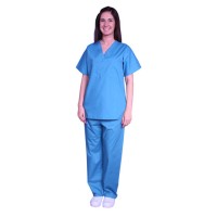 Fashion Seal 6770LARGE, Shirt Scrub Unisex Teal Large Ea
