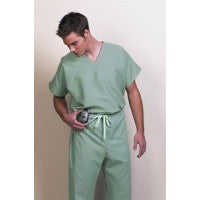 Fashion Seal 78850-L, Scrub Pant Unisex Drawstring Sage L Ea