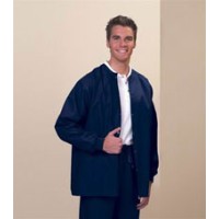 Fashion Seal 7696-L, Jacket Warm-Up Unisex 2 Pkt Navy L Ea