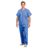 Fashion Seal 78837XS, Scrub Pant Unisex Drawstring Ceil XS Ea