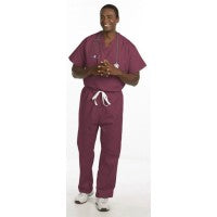 Fashion Seal 6789SMALL, Shirt Scrub Unisex Cranberry Small Ea
