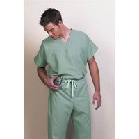 Fashion Seal 78850-M, Scrub Pant Unisex Drawstring Sage M Ea