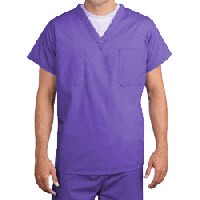Fashion Seal 6778-XL, Shirt Scrub Unisex Rev Purple X-Large Ea