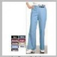 Fashion Seal 7082-XS, Scrub Slack Flare Ladies XS Navy Ea