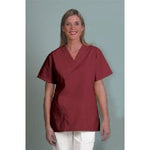 Fashion Seal 7016-L, Tunic Scrub Ladies Large Sangria Ea