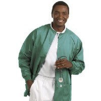 Fashion Seal 7671-S, Jacket Warm-Up Unisex 2 Pkt Jade Sm Ea