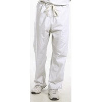 Fashion Seal 811-XL, Pants Scrub Unisex Rev White XL Ea