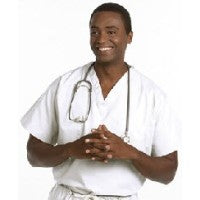 Fashion Seal 6711-XL, Shirt Scrub Unisex V-Neck White XL Ea